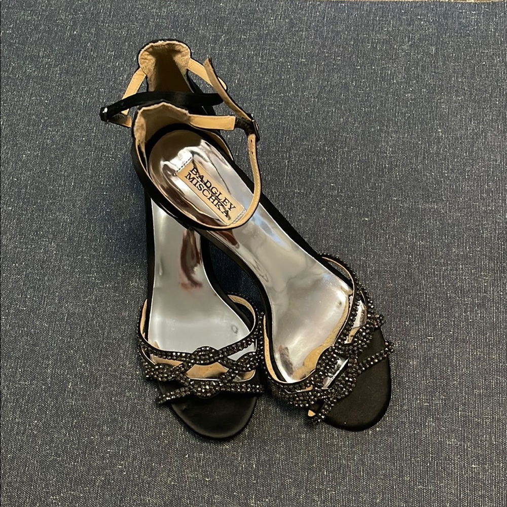 Black Sandals 2” heel